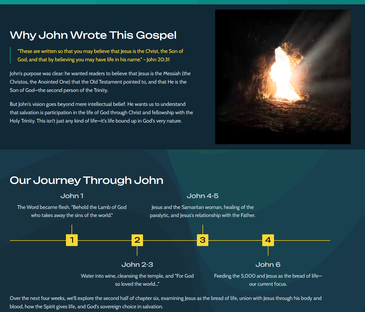 sermon details - john