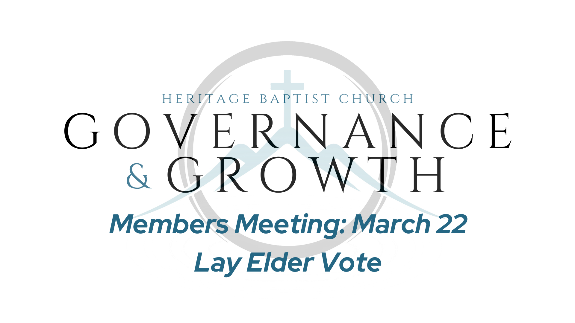 lay elder vote