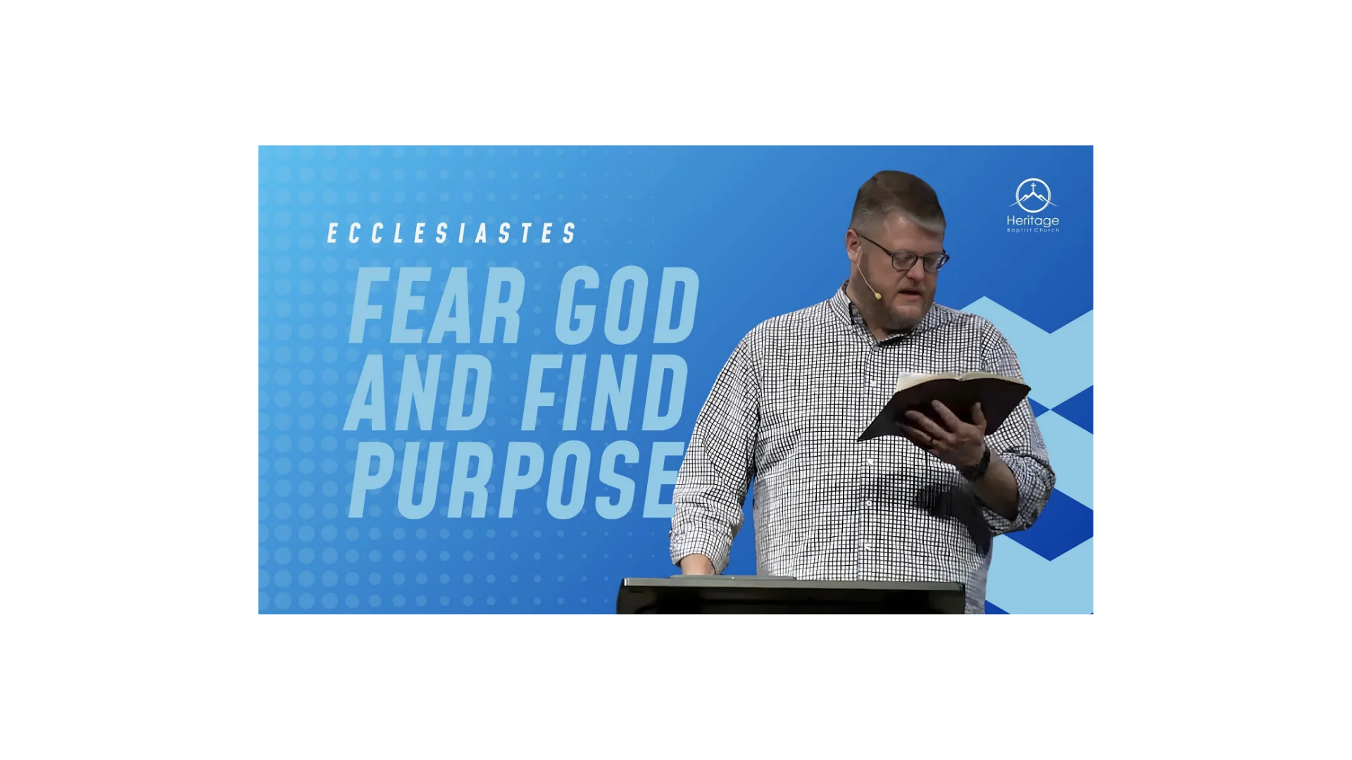 A Third Floor Perspective // Ecclesiastes Image